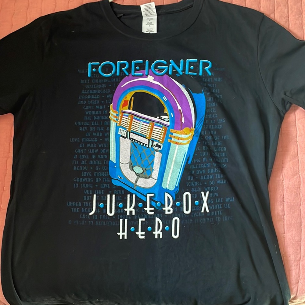 Foreigner “Jukebox Hero” Tee